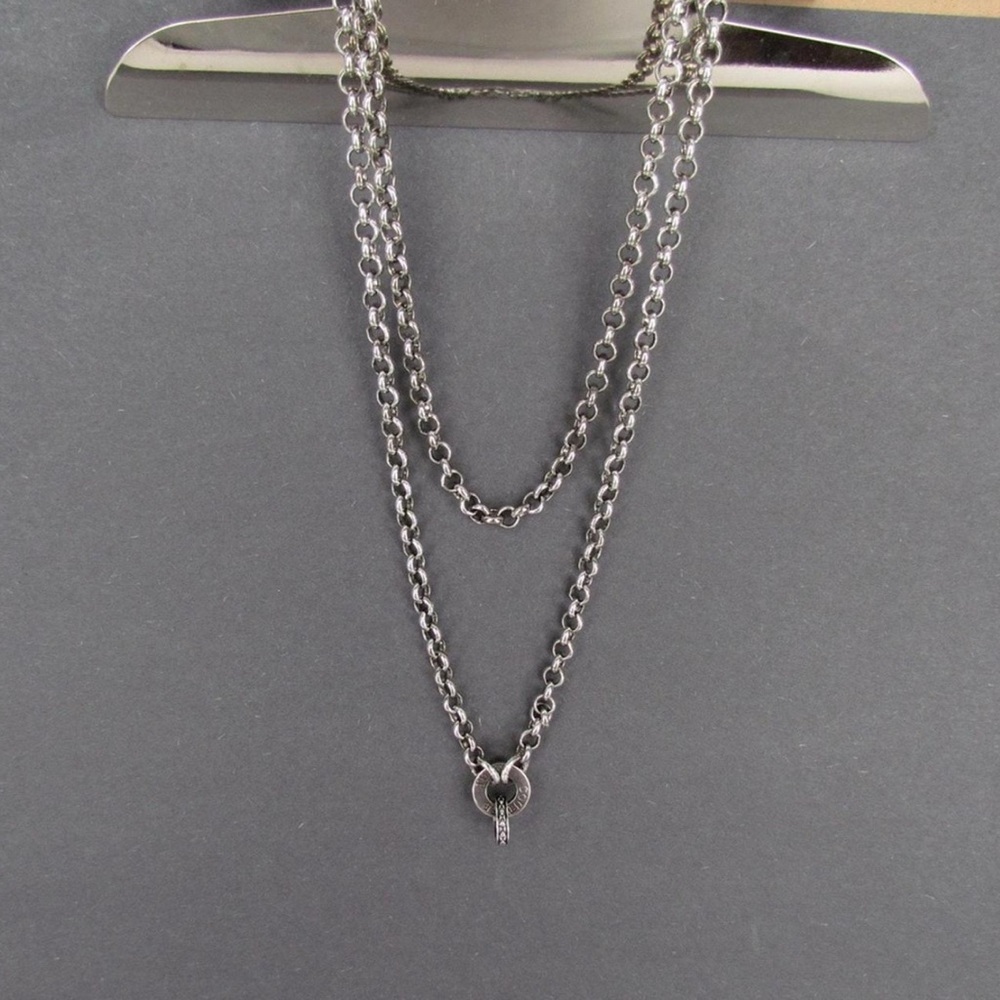 Juicy Couture silver chain necklace